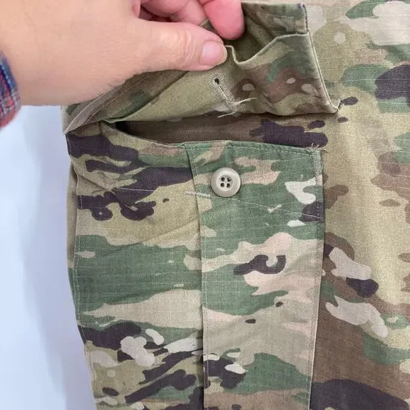 Vintage Camo Green Ripstop Cargo Pants Men’s 34x32 Combat Military Insect Repell